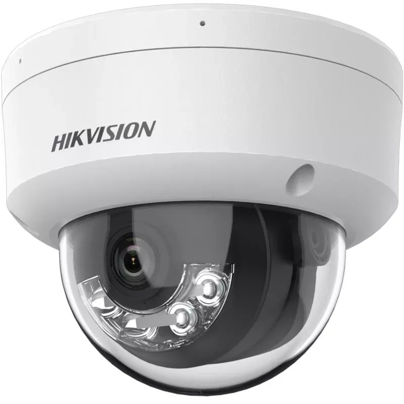 HIKVISION 4MP Dome 2.8mm IP Kamera Akıllı Hibrit Işıklı Sesli DS-2CD3141G2-LIUF
