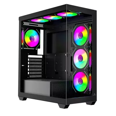 GAMEBOOSTER 750W 80+ BRONZE FALCON A750B Gaming Mid-Tower PC Kasası Siyah
