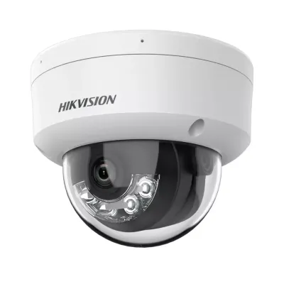 HIKVISION DS-2CD1141G2-LIUF 4Mpix, 2,8mm Lens, H265+, Hybrid Light,  20Mt Gece Görüşü, PoE, Mikrofonlu Dome IP Kamera