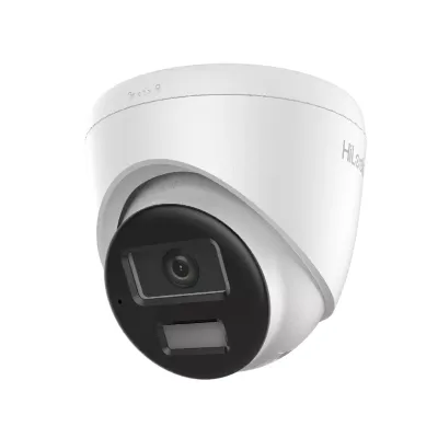HILOOK IPC-T240HA-LUFC, 4Mpix, 2,8mm Lens, H265+, Dual Light, 30Mt Gece Görüşü, Dahili Mikrofon, IP67, PoE, Dome, IP Kamera