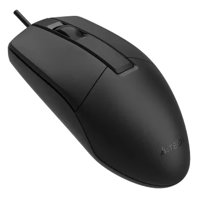 A4TECH OP-330S Kablolu USB 1200dpi Sessiz Siyah Mouse