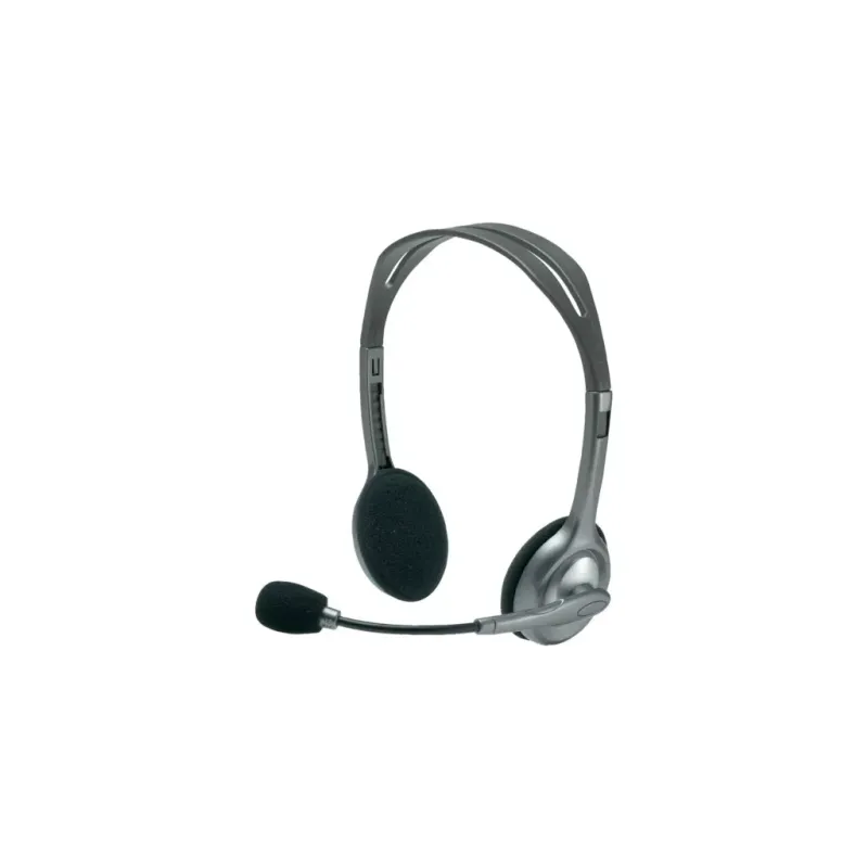 LOGITECH H110, 981-000271, 3,5mm Jac, Çağrı Merkezi, Ofis, Toplantı, Konuşmacı Tipi, Microfonlu Kulaklık