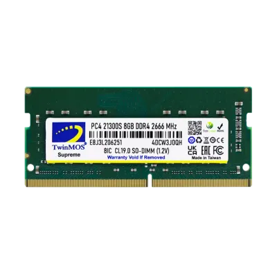 TWINMOS 8 GB DDR4 2666MHZ NOTEBOOK RAM VALUE MDD48GB2666N-