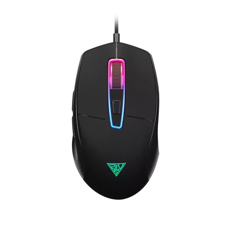 GAMDIAS ZEUS M5, RGB Aydınlatma, USB Kablolu,  7 Programlanabilir Buton, Gaming Mouse, 12.800 DPI, Siyah